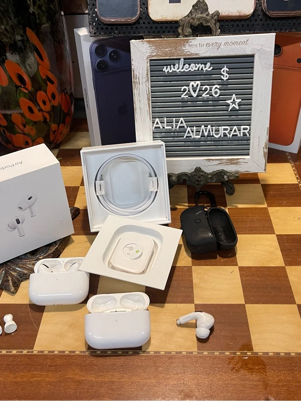 2 1/2 pairs Apple Air Pods Pro, Used